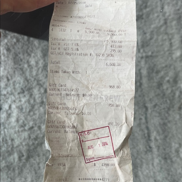 Limited edition python mini luggage - Picture 8 of 8